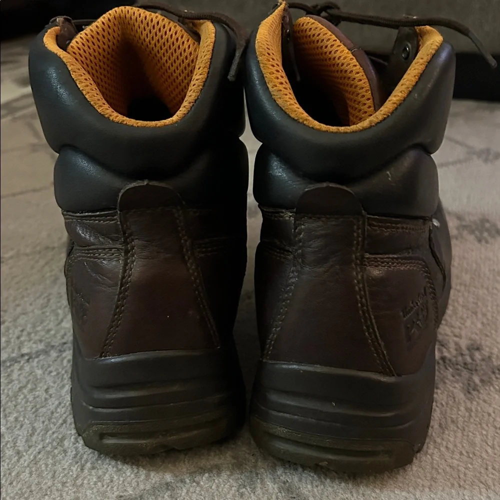 Timberland PRO Titan Dark Brown Leather Boots